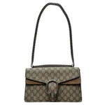 Load image into Gallery viewer, Gucci Dionysus Shoulder Bag GG Supreme Medium Beige/Brown (Like new) XYKMW7G
