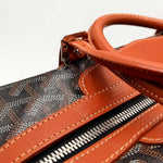 Load image into Gallery viewer, Goyard Bowling 45 bag Black &amp; Tan (Like new) 4BT6W4
