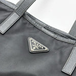 Load image into Gallery viewer, Prada Saffiano Trimmed Tessuto Open Convertible Tote satchel (Pre-owned)
