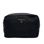 Load image into Gallery viewer, Prada Small Nylon Black Pouch (Pre-owned)
