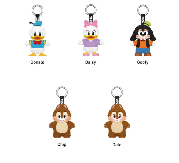 Pop mart Mickey Family Cute Together Keychain Series Figures (Sold per piece)