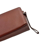 Load image into Gallery viewer, Burberry Leather Shadow Horse Clutch Bag Brown (Pre-owned)
