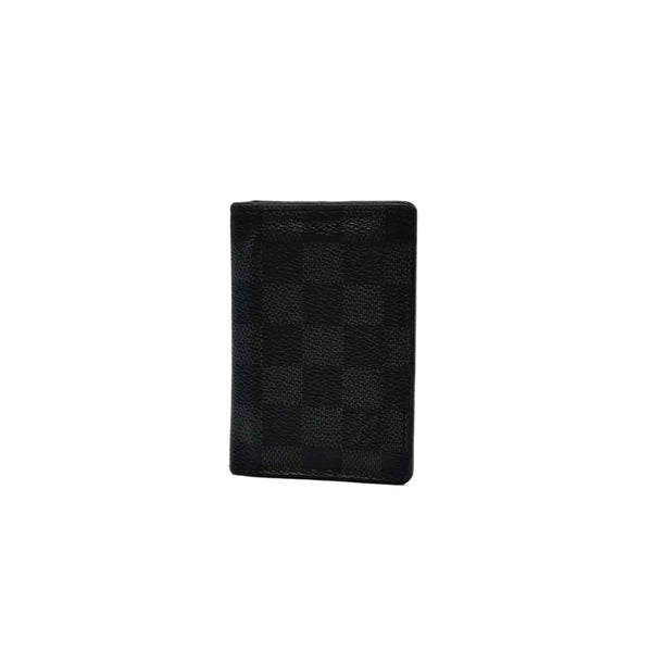 Louis Vuitton Damier Graphite Canvas Pocket Organizer Wallet (Like new) TC76XWR