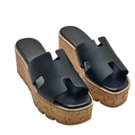 Load image into Gallery viewer, Hermes Eze 30 Sandal Black
