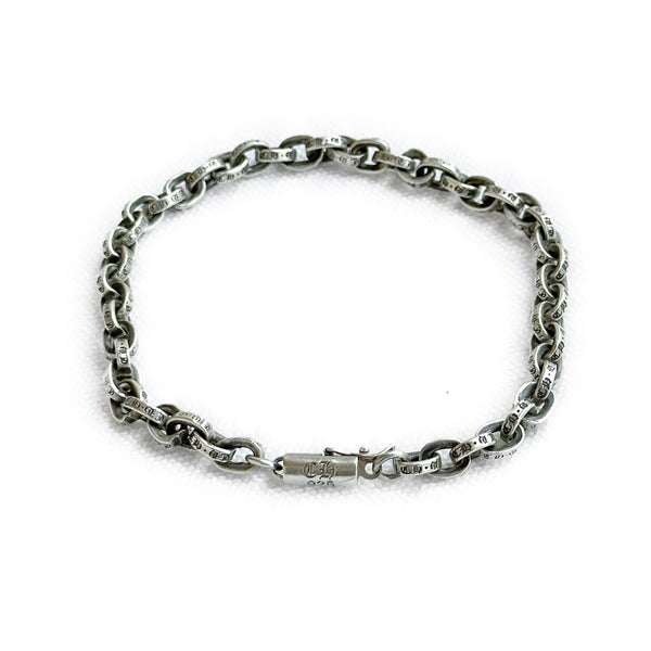 Chrome Hearts  Silver Paperchain Bracelet 8”