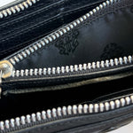 Load image into Gallery viewer, Chrome Hearts REC F ZIP Wallet 3 Cemetery Cross Patch black Leather (Vintage)
