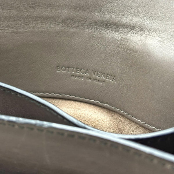 Bottega Veneta  Steel Nappa Small Piazza Bag (Pre-owned) 86T6CYJ