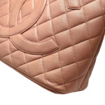 Load image into Gallery viewer, Chanel Pink Quilted Caviar Leather Medallion Tote Bag Vintage (Pre-owned) B6XW7J8
