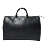 Load image into Gallery viewer, Louis Vuitton Black Epi Leather Speedy 35 Bag Black (Like new) 2BD3WTQ
