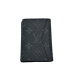 Load image into Gallery viewer, Louis Vuitton Pocket Organizer Monogram Eclipse Canvas (Like new) 473Y7J8

