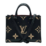 Load image into Gallery viewer, Louis Vuitton Bicolor Black/Beige Monogram Empreinte Leather OnTheGo PM (Like new) VJY2XTK
