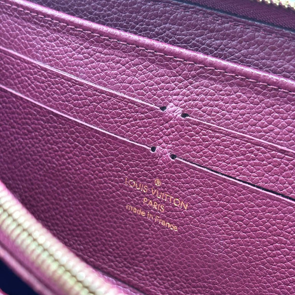 Louis Vuitton Aurore Monogram Empreinte Leather Secret Long Wallet (Pre-owned)