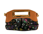 Load image into Gallery viewer, Louis Vuitton Multicolor Monogram “Murakami” Judy Black Bag (Like new)
