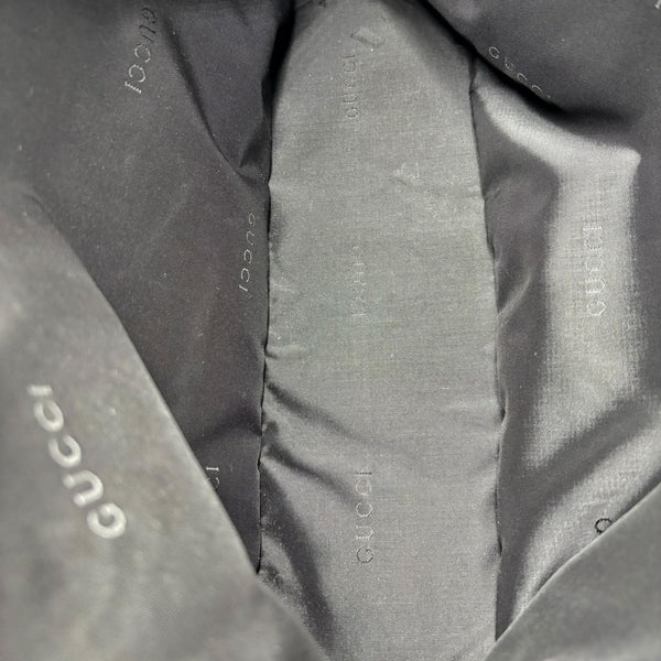Gucci Vintage Nylon Shoulder Bag Black (Pre-owned)
