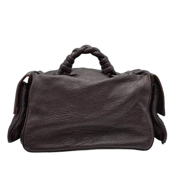 Bottega Ebano Leather Cervo Cocker Hobo Bag (Pre-owned) HD48CQR