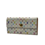 Load image into Gallery viewer, Louis Vuitton White Monogram Multicolor Sarah Wallet (Pre-owned)
