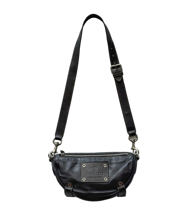 Gucci Leather Shoulder Bag Black (Like new) GB8RJDX