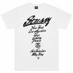 Load image into Gallery viewer, Stussy Extended Global Cities World Tour Tee White (1998-2008)
