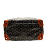 Load image into Gallery viewer, Goyard Bowling 45 bag Black &amp; Tan (Like new) 4BT6W4
