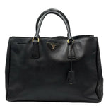 Load image into Gallery viewer, Prada Saffiano Lux Galleria Tote Large Black (Pre-owned) 7JGRCCM
