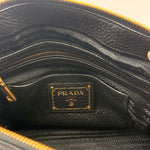 Load image into Gallery viewer, Prada Black Vitello Daino Leather 2-Way Hand &amp; Shoulder Bag (Like new) 2RK63MV
