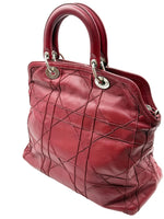 Load image into Gallery viewer, Christian Dior Cannage Quilted Lambskin Leather Granville Tote Bag (Pre-owned)
