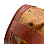 Load image into Gallery viewer, MCM Visetos Drawstring Bucket Bag Brown (Pre-owned)
