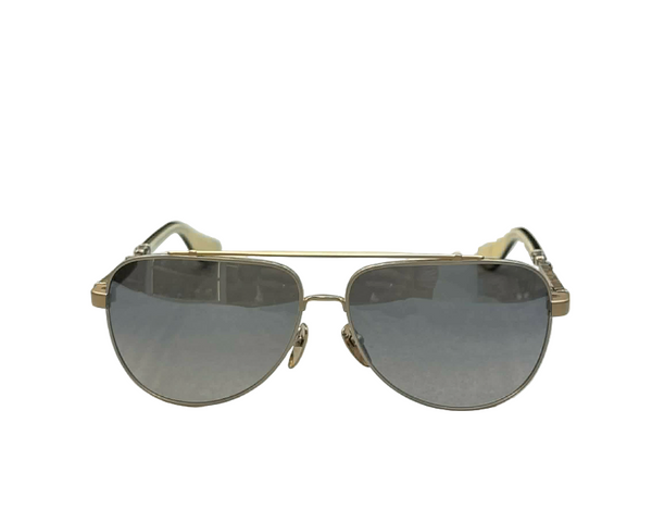 Chrome Hearts Jack Addict Aviator Sunglasses with a Goldtone Metal Frame (Like New)
