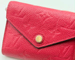 Load image into Gallery viewer, Louis Vuitton Red Monogram Empreinte Victorine Wallet (Like new)
