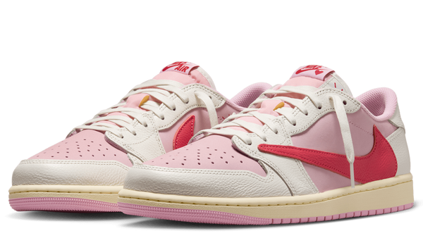 Jordan 1 Retro Low OG SP Travis Scott Sail Tropical Pink