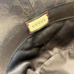 Load image into Gallery viewer, Gucci GG Canvas Bucket Hat with Double G Black (Like new)
