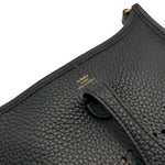 Load image into Gallery viewer, Hermès Taurillon Clemence Evelyne TPM Black (Like new) YCG94G3
