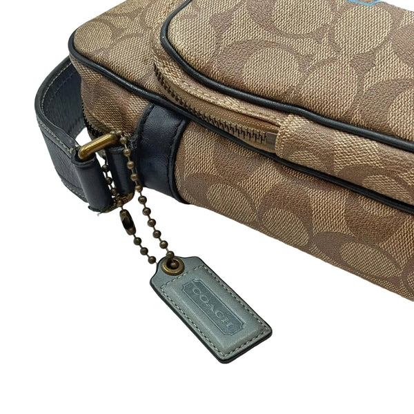 Coach Sling Bag Brown All-over Pattern (Pre-owned)