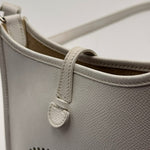 Load image into Gallery viewer, Hermès Mini Evelyne White Silver Hardware Shoulder Bag (Pre-owned) TBJQW6K

