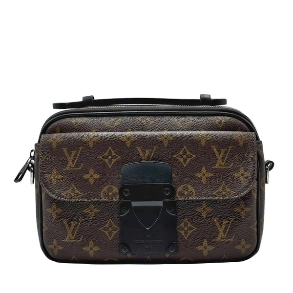 Louis Vuitton S Lock Messenger Monogram Macassar Brown (Pre-owned) CXVKRR2