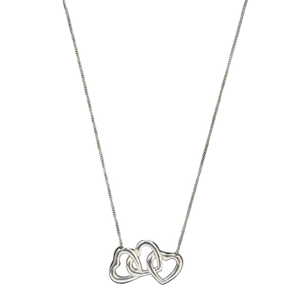 Tiffany & Co. Sterling Silver Triple Heart Necklace (Vintage)