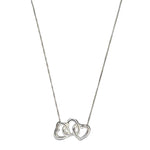 Load image into Gallery viewer, Tiffany &amp; Co. Sterling Silver Triple Heart Necklace (Vintage)
