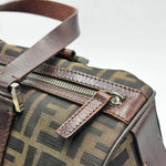 Load image into Gallery viewer, Fendi Brown Zucca Canvas Boston (Pre-owned) W8CGB6J
