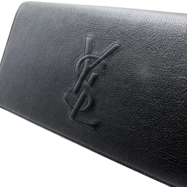 Saint Laurent Belle De Jour Clutch Bag in Black Calfskin Leather (Like new) X86B9JB