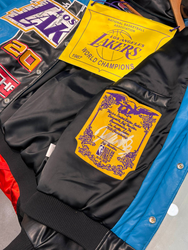 Jeff Hamilton x LA Lakers Championship jacket (SIGNED)