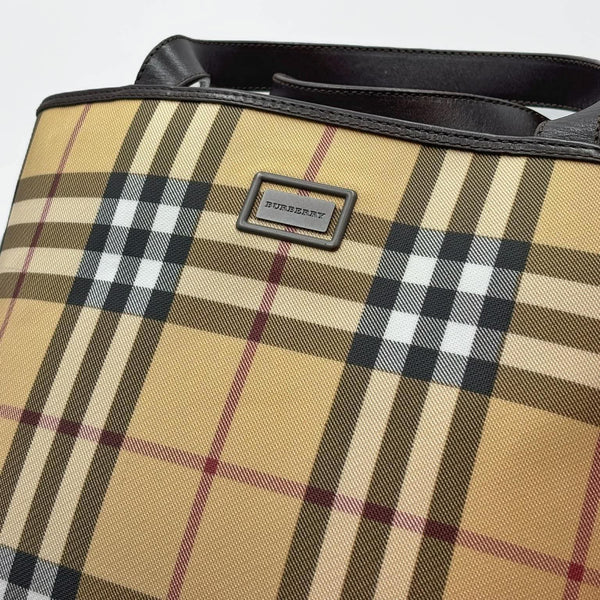 Burberry House Check Small Tote Archive Beige (Pre-owned)
