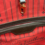 Load image into Gallery viewer, Louis Vuitton Damier Canvas Neverfull MM Bag (Like new) 4TMQKM7
