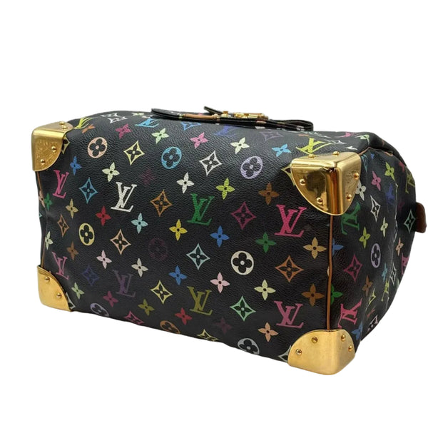 Louis Vuitton x Takashi Murakami Black Monogram Multicolor Speedy 30 Bag  (Pre-owned)
