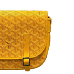 Load image into Gallery viewer, Goyard Goyardine Belvedere PM Shoulder Bag Yellow (Pre-Owned)

