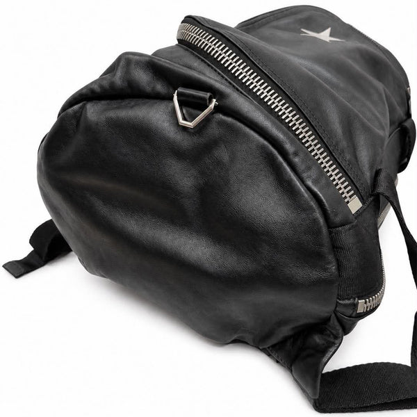 Givenchy Black Leather Convertible Duffle Backpack Bag (Pre-owned) CBQ9V6V