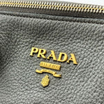Load image into Gallery viewer, Prada Vitello Daino Leather Two Way Tote Bag Grey (Pre-owned)
