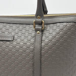 Load image into Gallery viewer, Gucci Grey Micro Guccissima Leather Convertible Satchel Bag (Like new) 68HK49C
