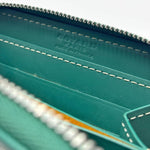 Load image into Gallery viewer, Goyardine Matignon PM Wallet Green (Like new) XKCHYY3
