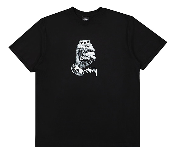 Stussy All Bets Off Pigment Dyed Tee Black – shoegamemanila