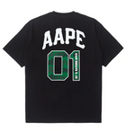 Load image into Gallery viewer, MOONFACE GRAPHIC PRINTED TEE BLACK AAPTEM1289XXK
